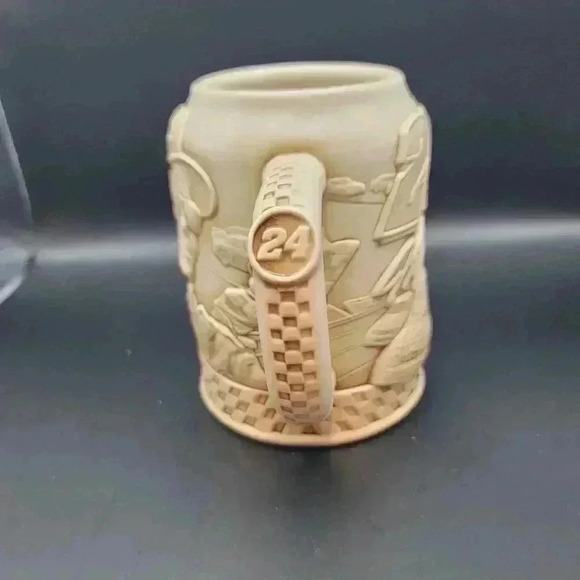NASCAR Jeff Gordon #24 Sculptured 1997 3-D Hoffbrau Sportsteins Stein / Beer Mug - Picture 3 of 6